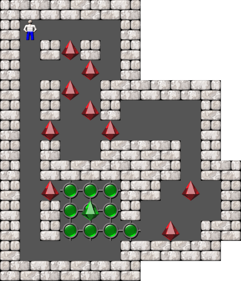 Sokoban Alberto Garcia Arranged level 202